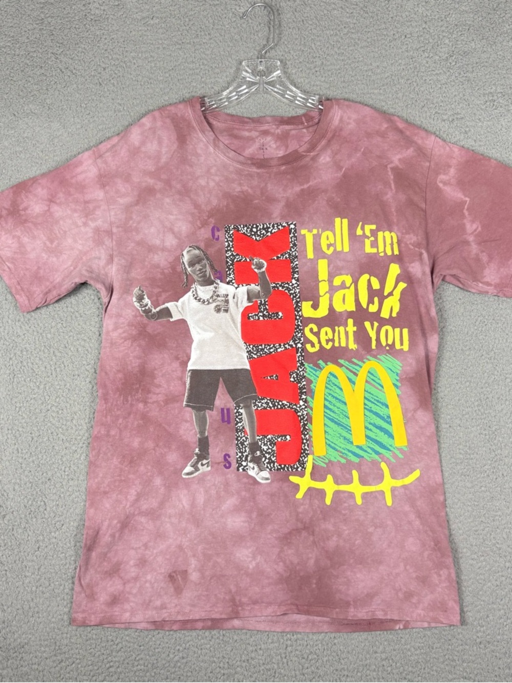 Travis Scott Cactus Jack x McDonalds T- Shirt Men’s LTie Dye